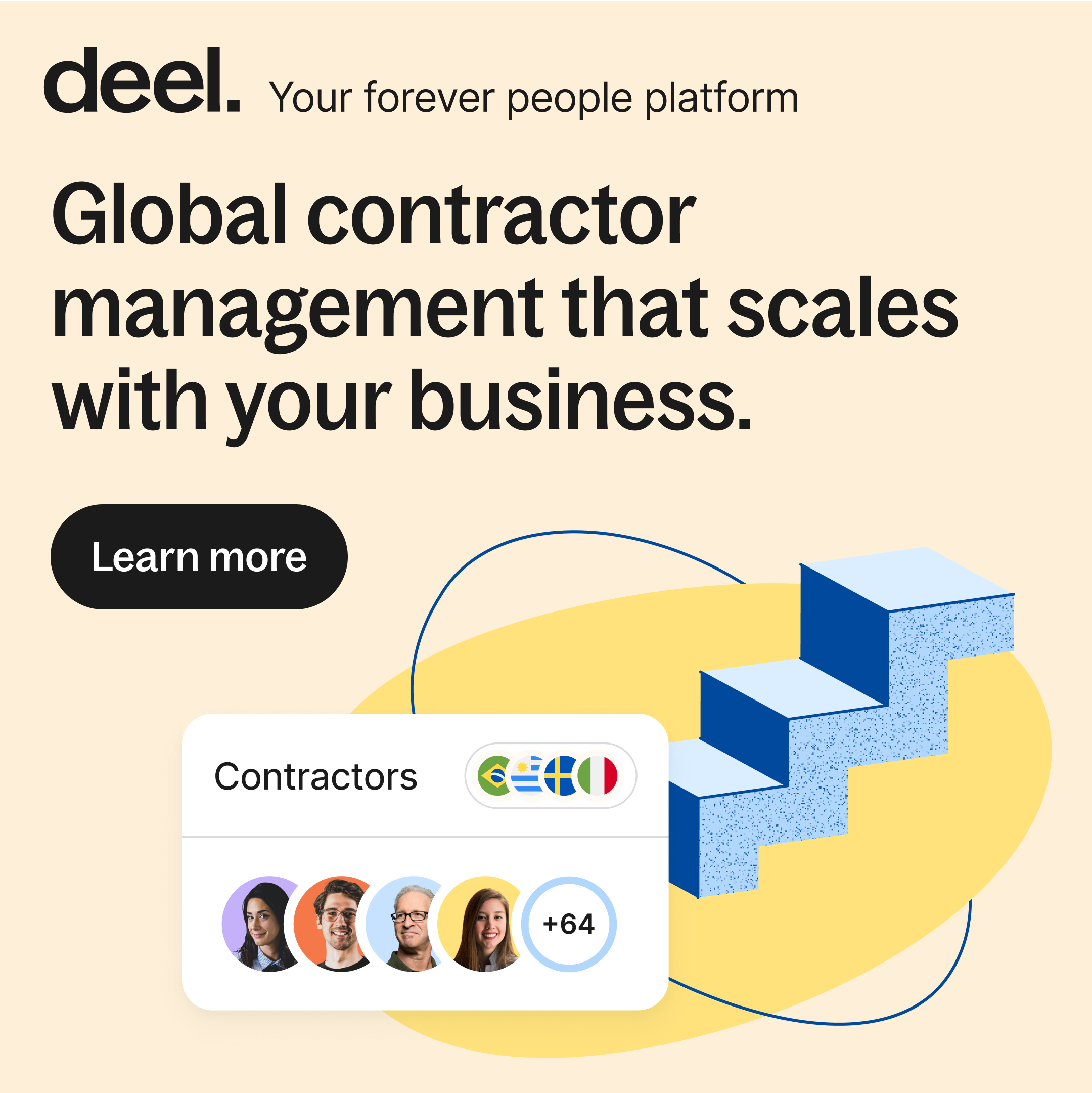 Deel: gestión global de contratistas que escala con tu negocio
