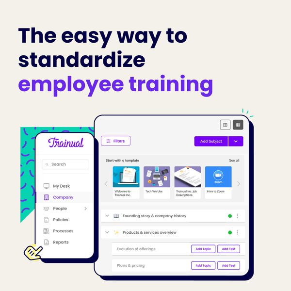 Trainual: la forma más fácil de estandarizar la formación de empleados
